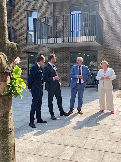 Bezoek minister De Jonge aan de Houttuinen in Woerden19/06/2023