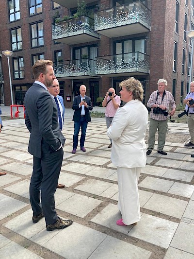 Bezoek minister De Jonge aan de Houttuinen in Woerden 19/06/2023